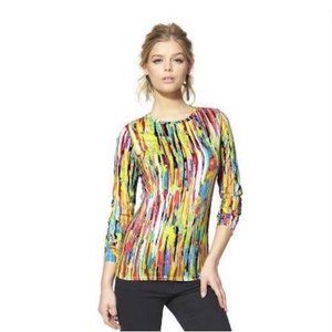 Prabal Gurung for Target L/S Multi Nolita Top Sz L
